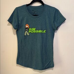 🧡Disney Kim Possible Teal Graphic Tee Disney Channel